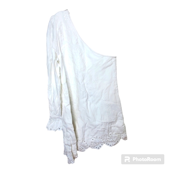 Hill House the mila dress white linen medium - Picture 7 of 9